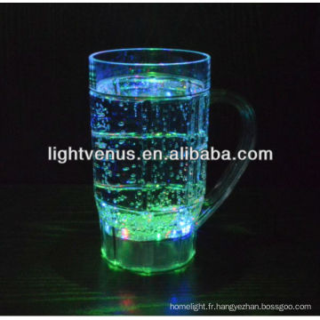 600ML grande taille LED clignotant verre à vin